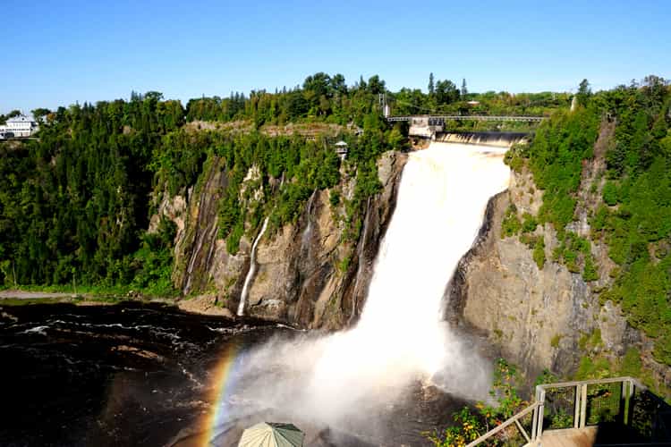 Montmorency Falls - Honeymoon in Quebec City