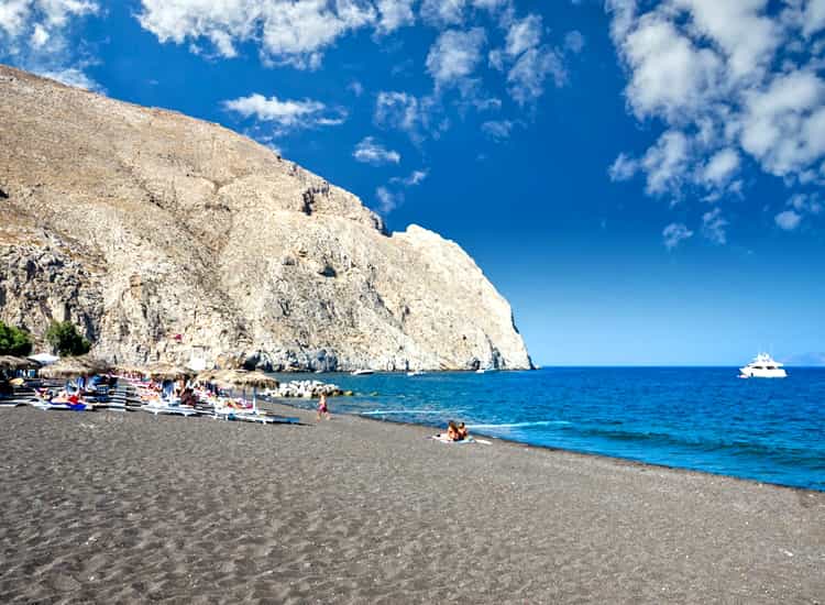 Black Sand Beaches - Places to Visit in Santorini