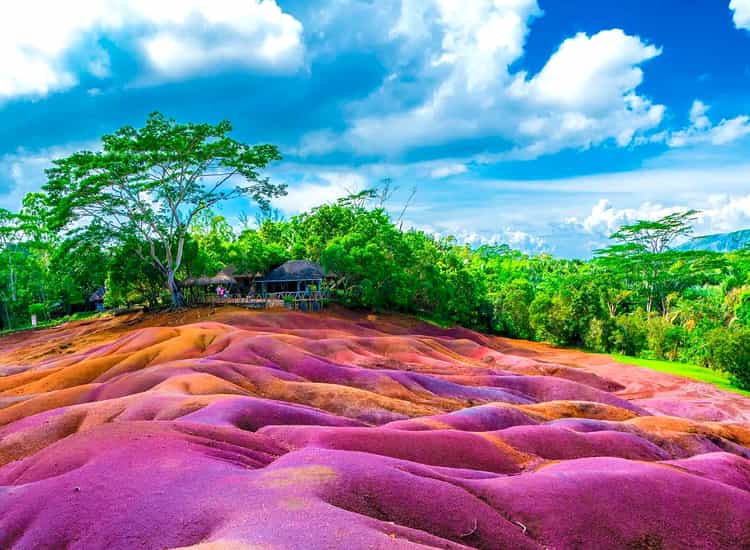 Chamarel Coloured Earth Mauritius